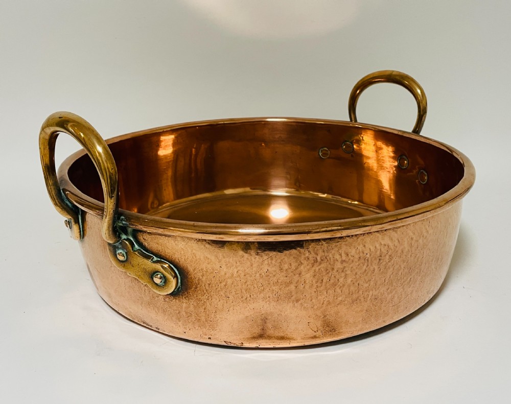 Victorian Copper Jam Pan View V