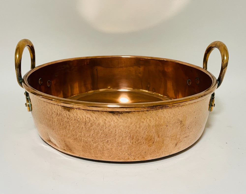 Victorian Copper Jam Pan View VI