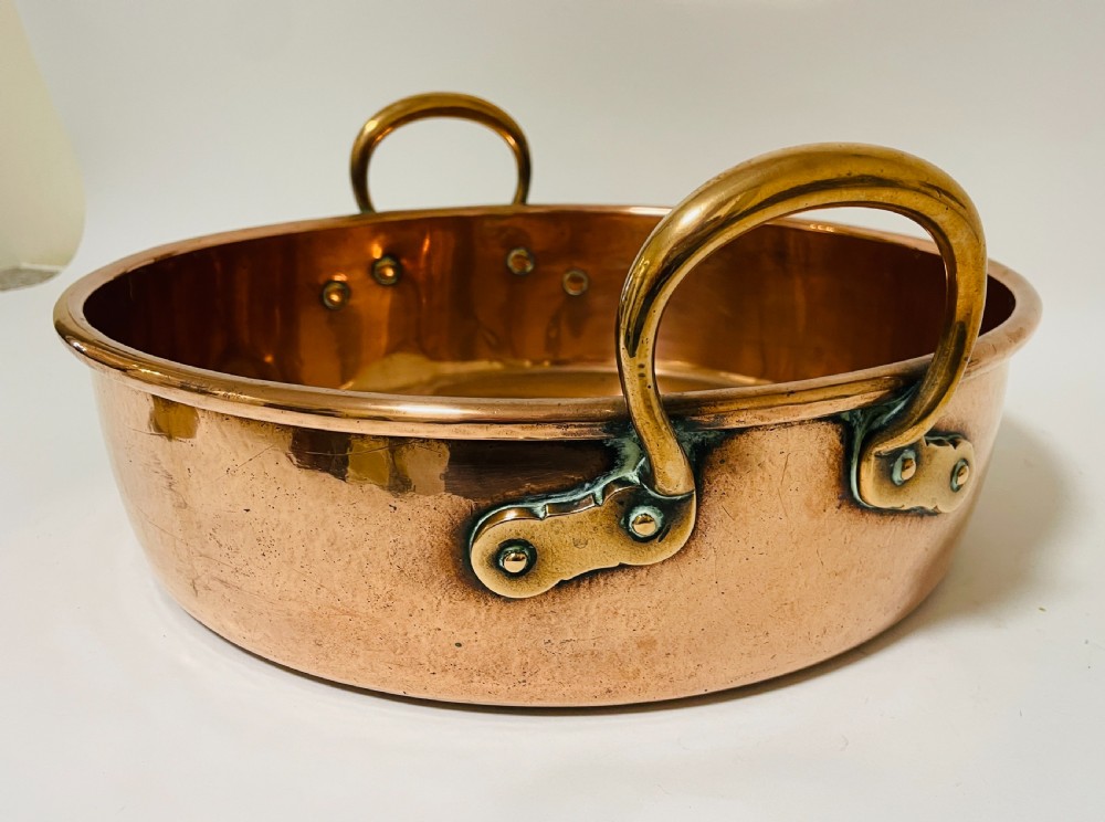 Victorian Copper Jam Pan View VIII