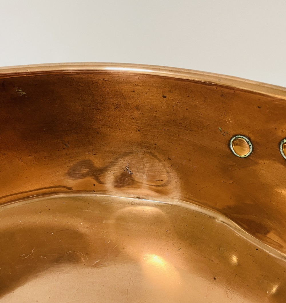 Victorian Copper Jam Pan View IX