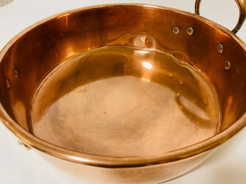 Victorian Copper Jam Pan View XI