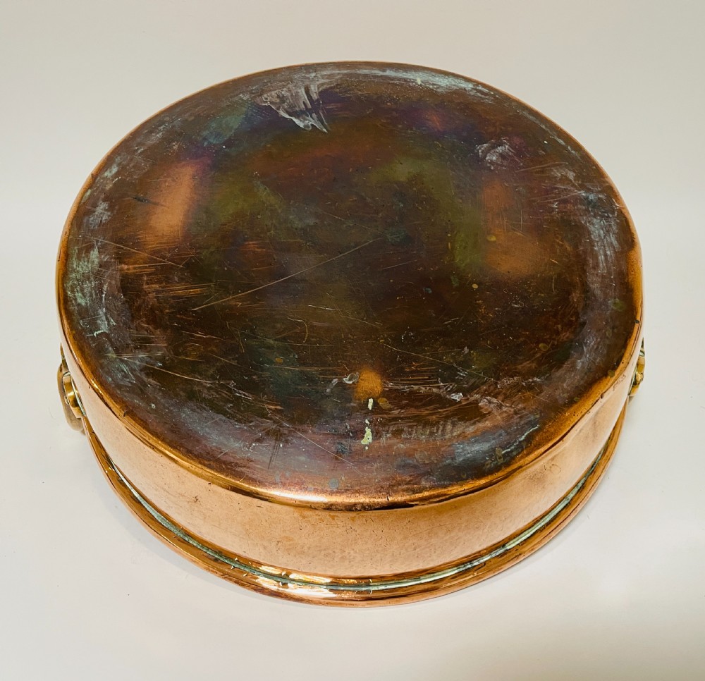 Victorian Copper Jam Pan View XII