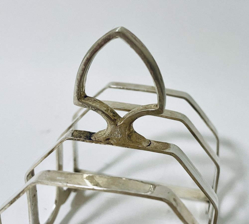 Antique Silver Toast Rack View IX