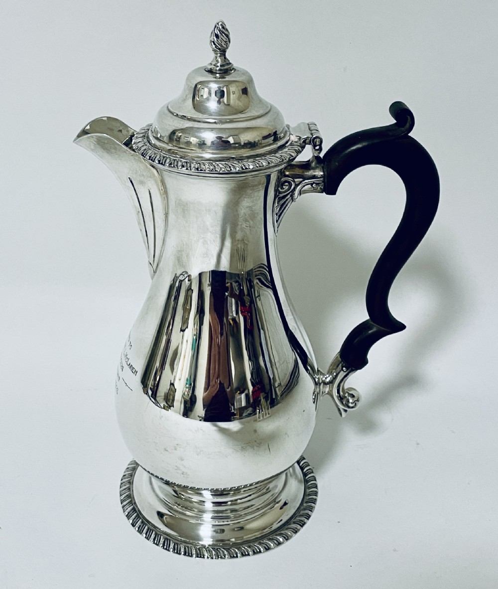 Antique Silver Hot Water Jug