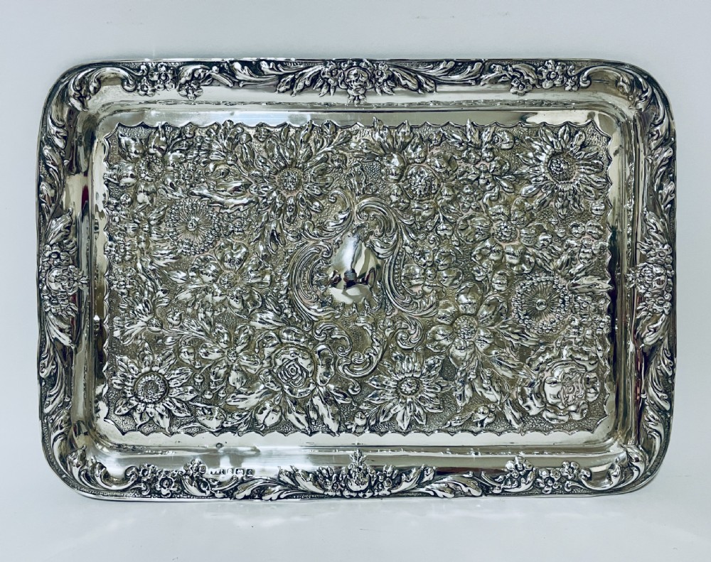 Edwardian Silver Tray View II