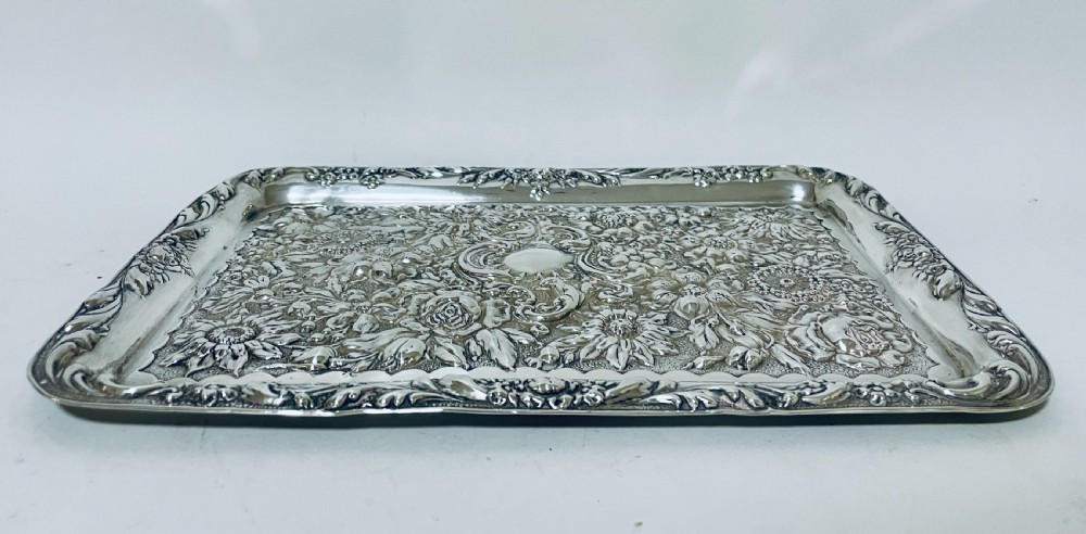 Edwardian Silver Tray View IX
