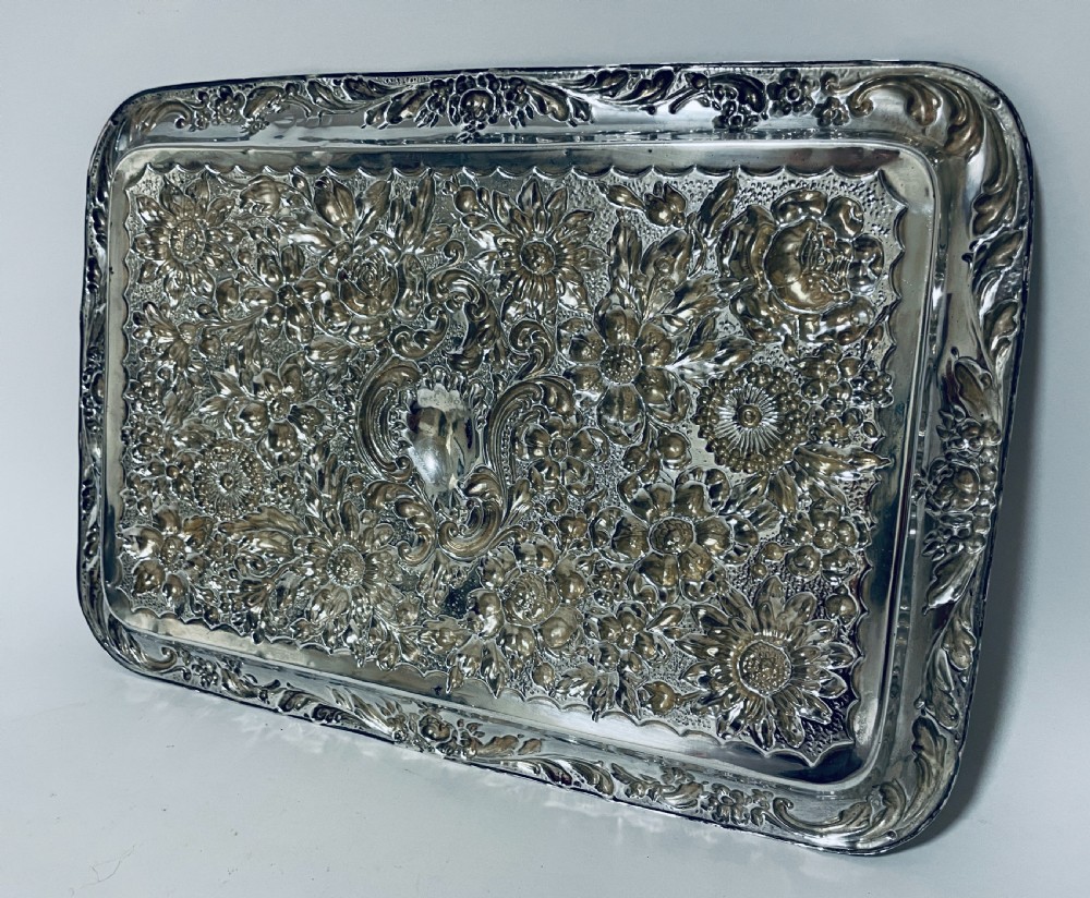 Edwardian Silver Tray View XIII