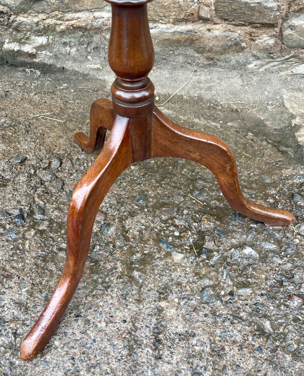 Regency Mahogany Tilt Top Wine Table View V