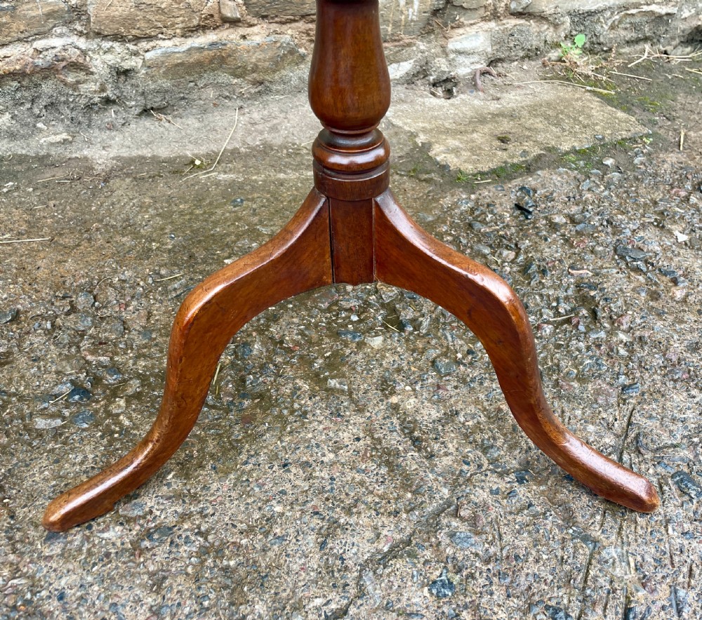 Regency Mahogany Tilt Top Wine Table View VII