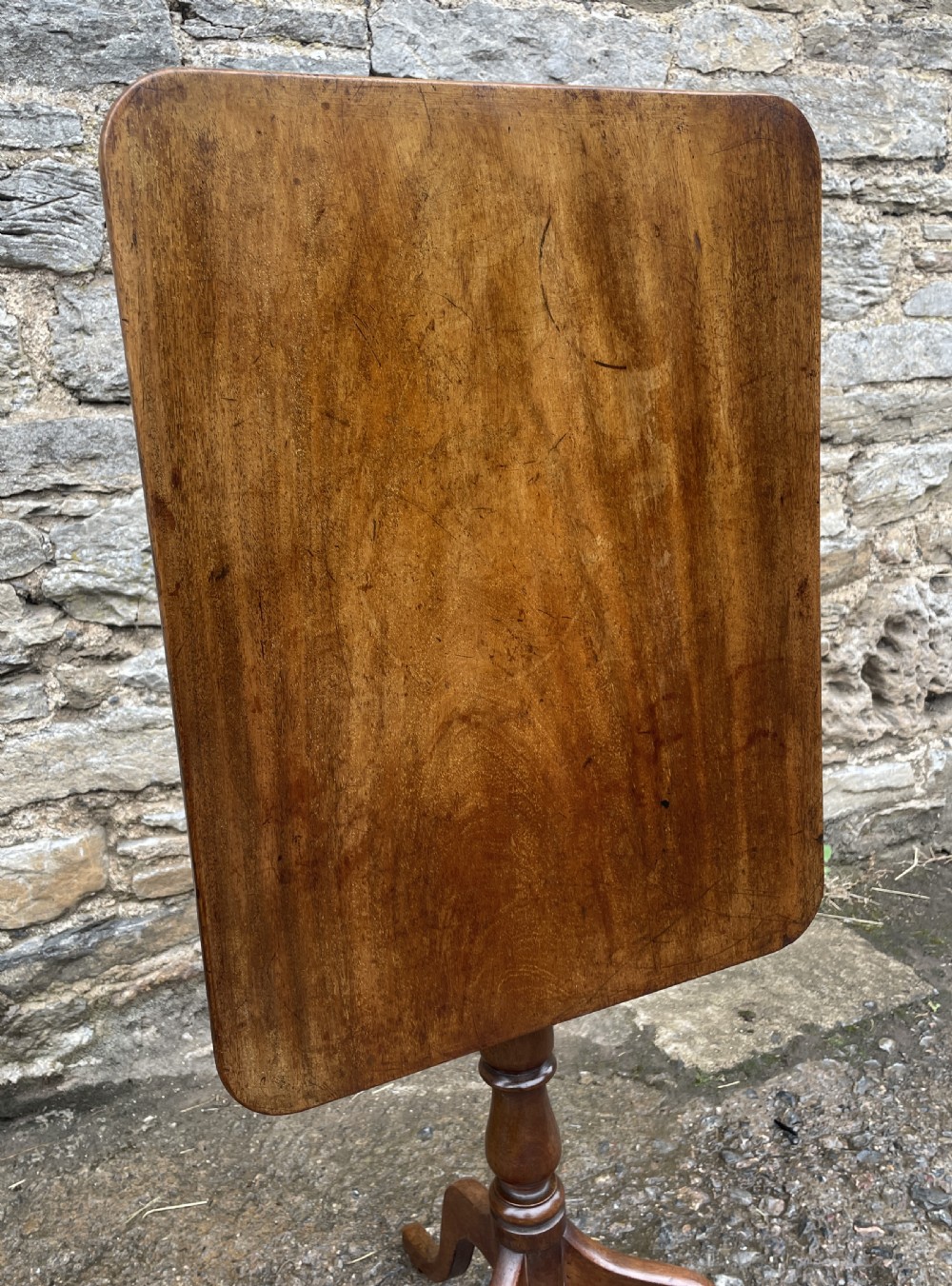 Regency Mahogany Tilt Top Wine Table View X