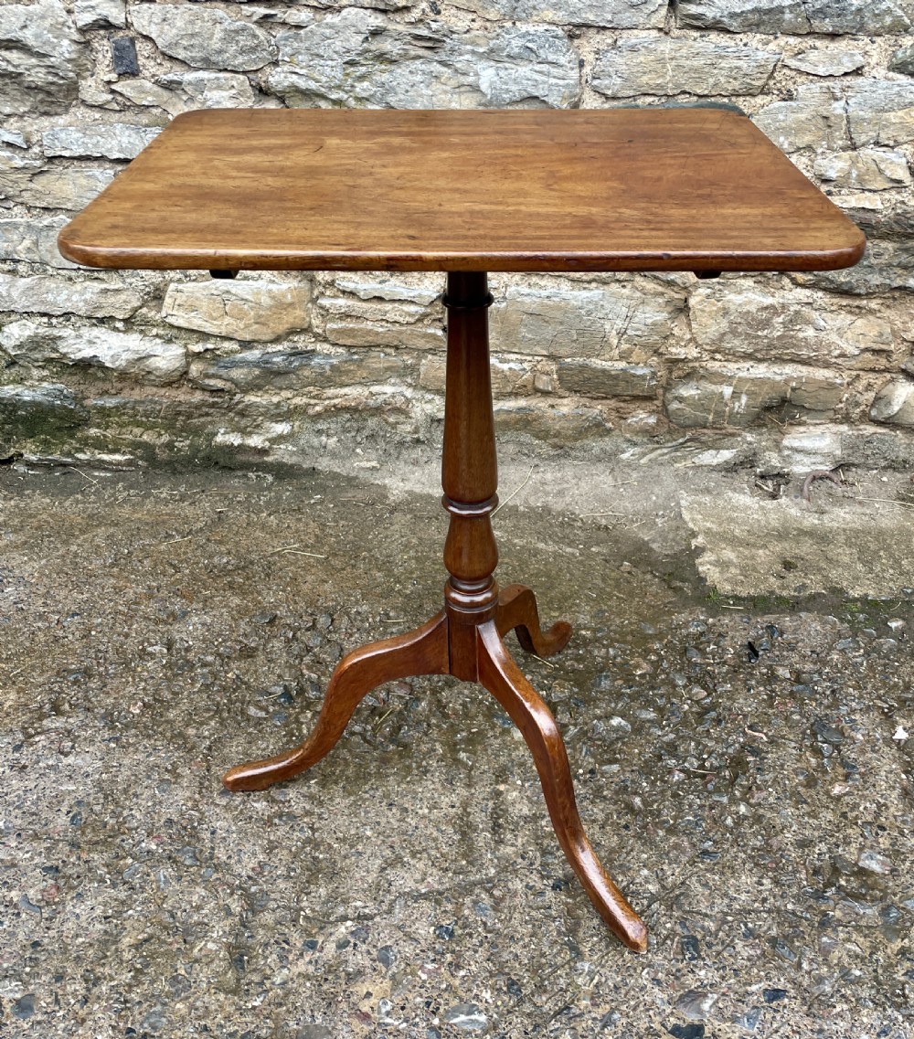 Regency Mahogany Tilt Top Wine Table View XIII
