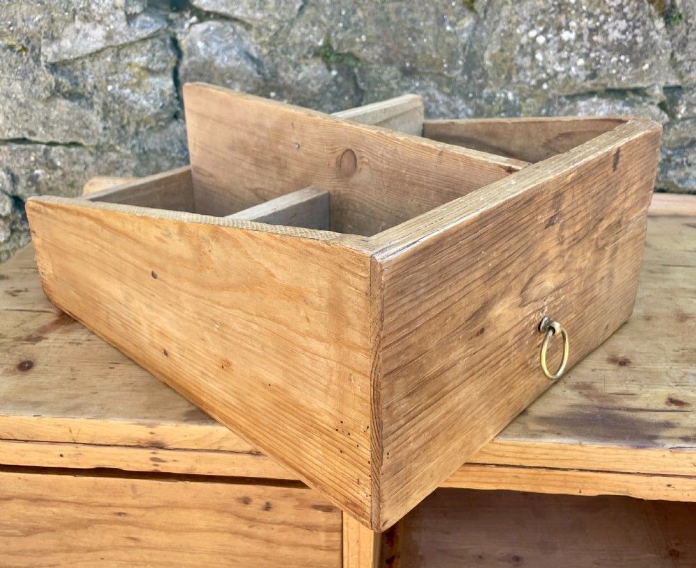 Antique Pine Bank of Drawers View XIV