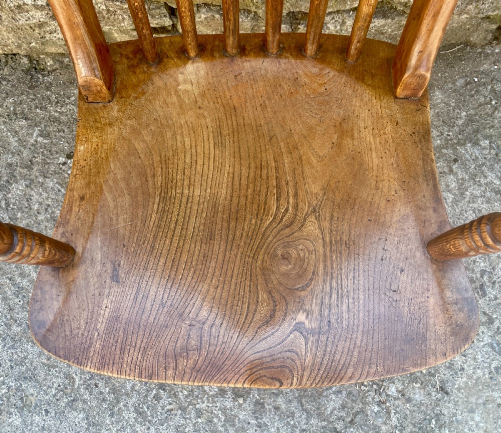 Antique Stick Back Farmhouse Chair View III