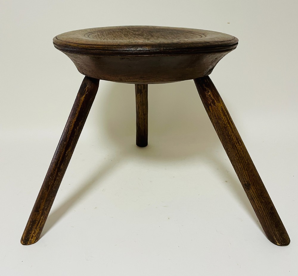 Antique Welsh Dairy Stool View VII