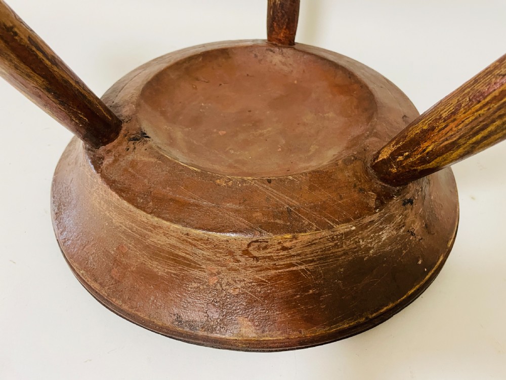 Antique Welsh Dairy Stool View XI