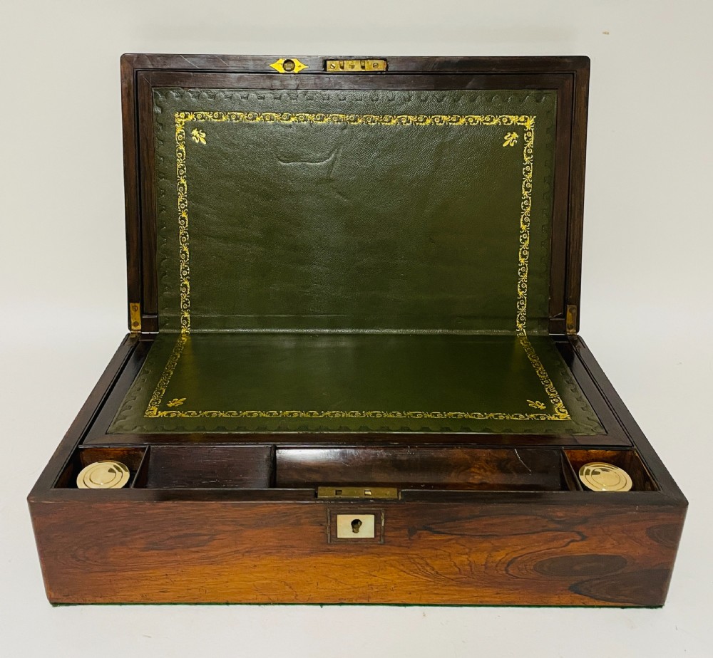 Victorian Rosewood Writing Slope