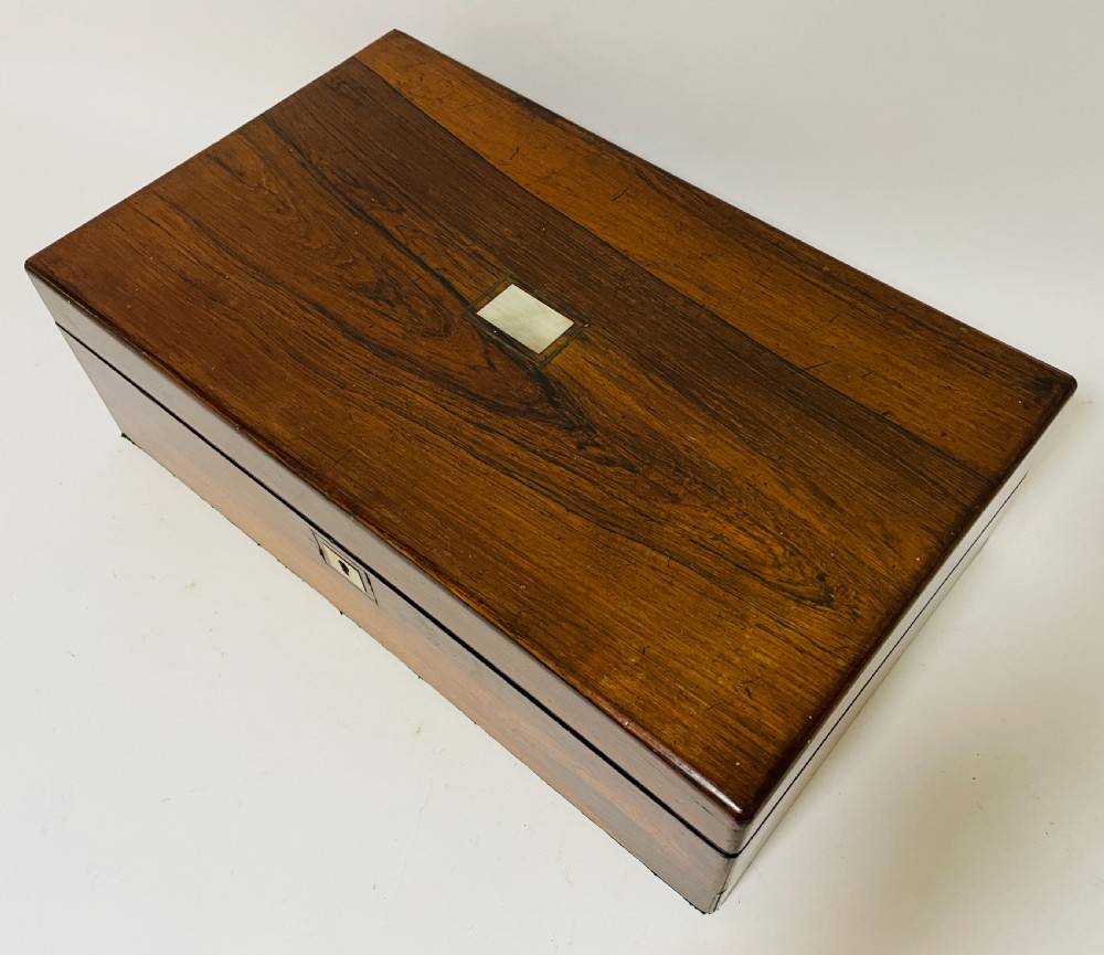 Victorian Rosewood Writing Slope View III