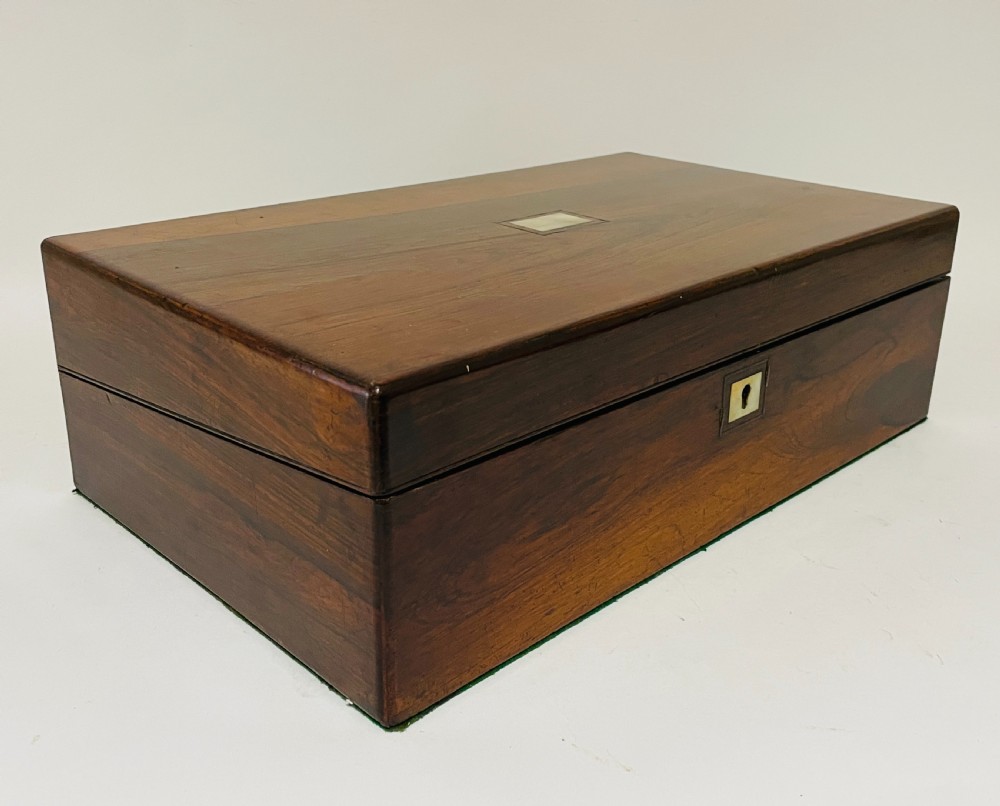 Victorian Rosewood Writing Slope View VIII