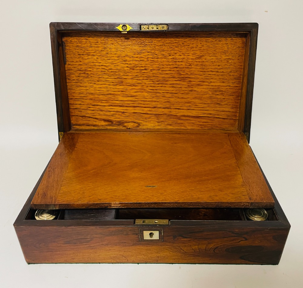 Victorian Rosewood Writing Slope View XVI