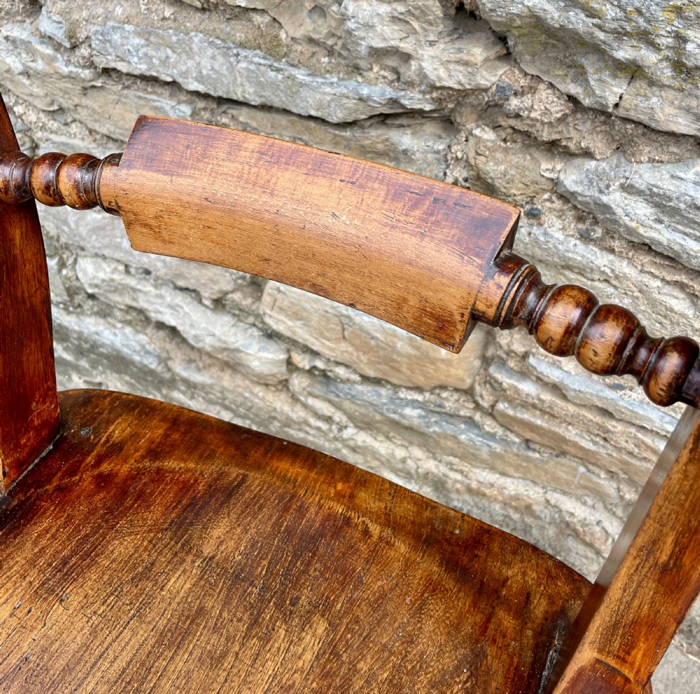 Victorian Elm Bar Back Windsor Chair View VIII
