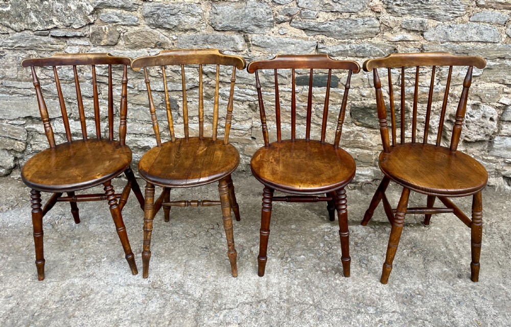 Harlequin Set of 4 Antique Penny Chairs