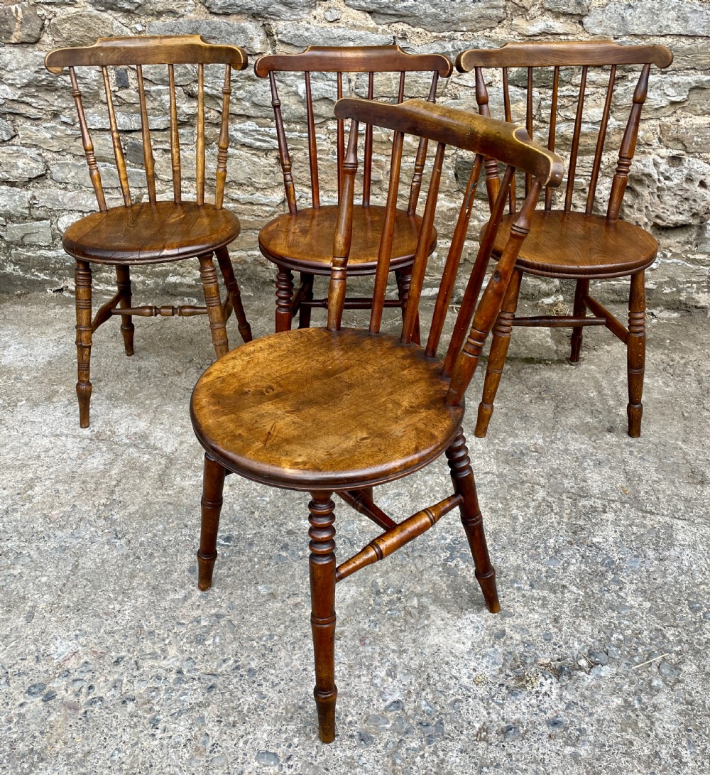 Harlequin Set of 4 Antique Penny Chairs View IV
