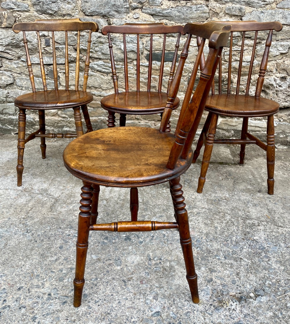 Harlequin Set of 4 Antique Penny Chairs View VII
