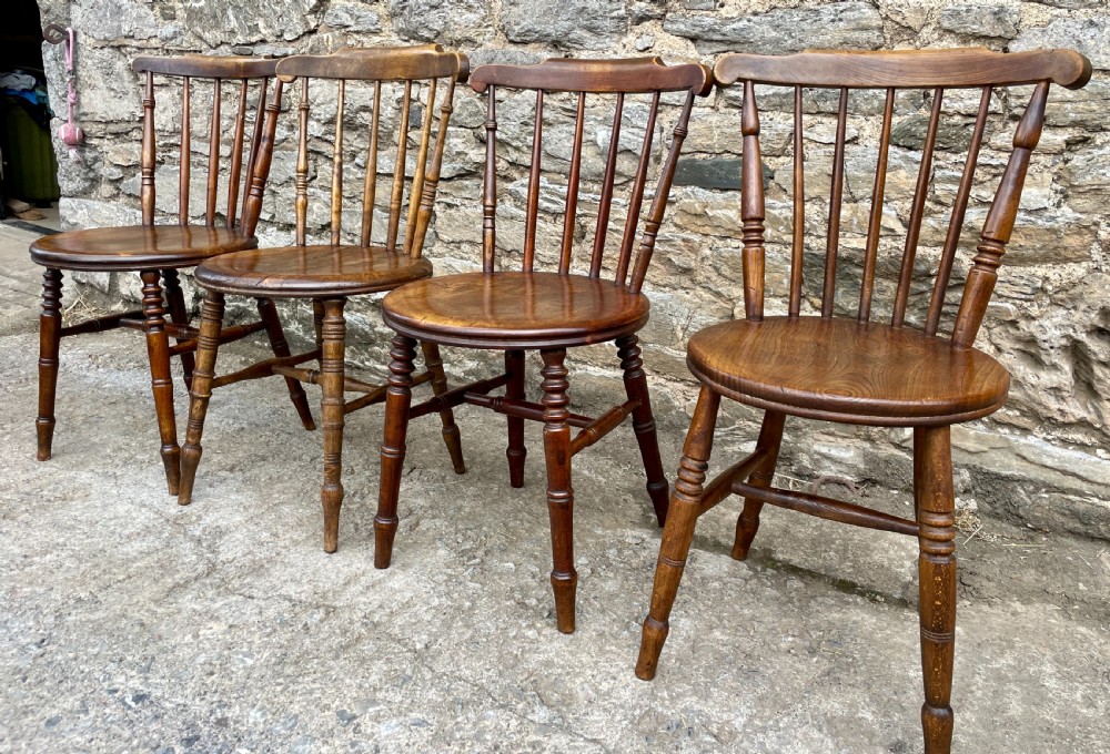 Harlequin Set of 4 Antique Penny Chairs View X
