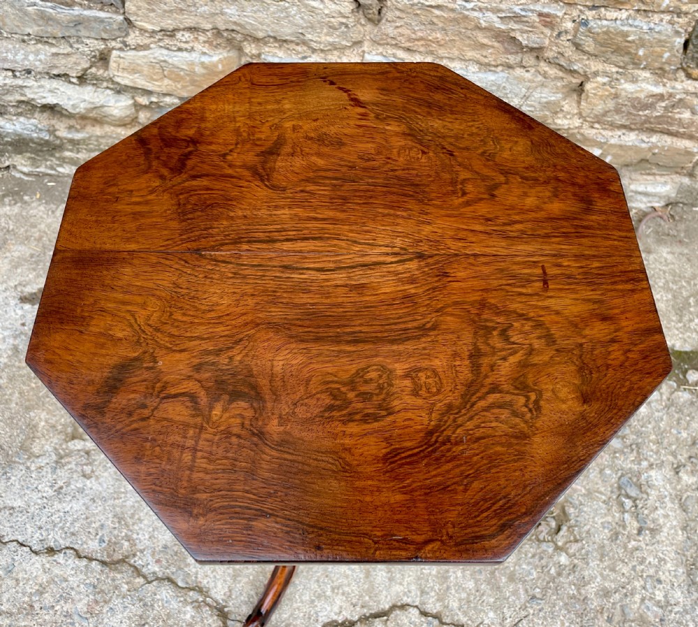 Victorian Rosewood Octagonal Lamp Table View III