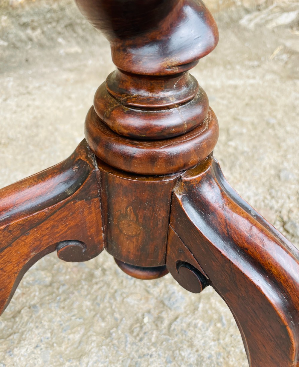 Victorian Rosewood Octagonal Lamp Table View VI