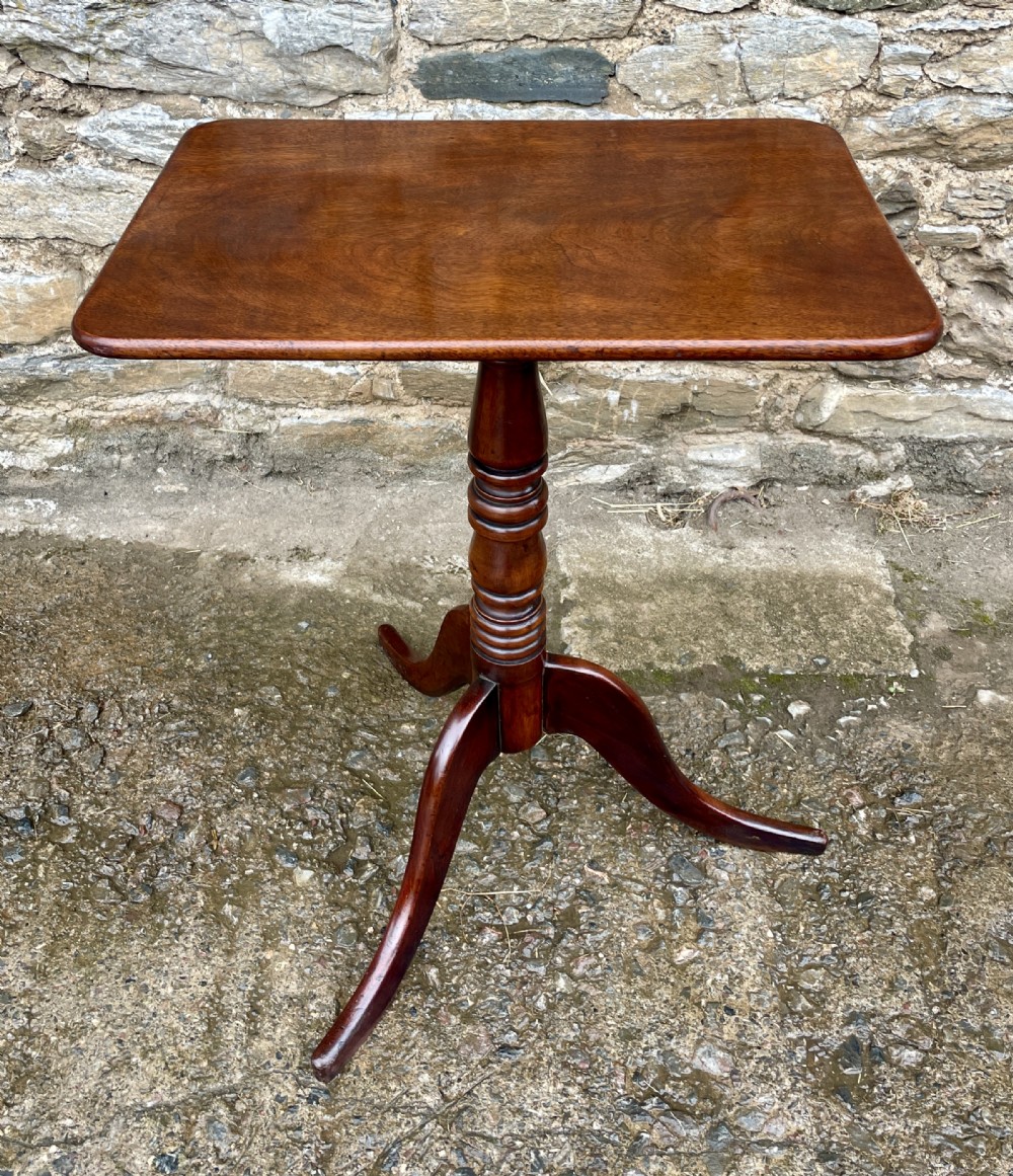Regency Mahogany Tilt Top Wine Table
