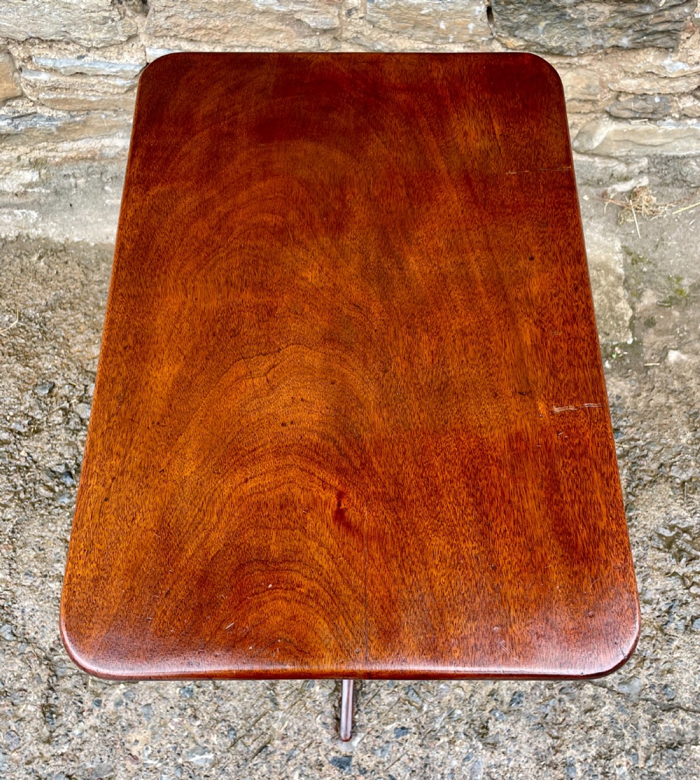 Regency Mahogany Tilt Top Wine Table View V