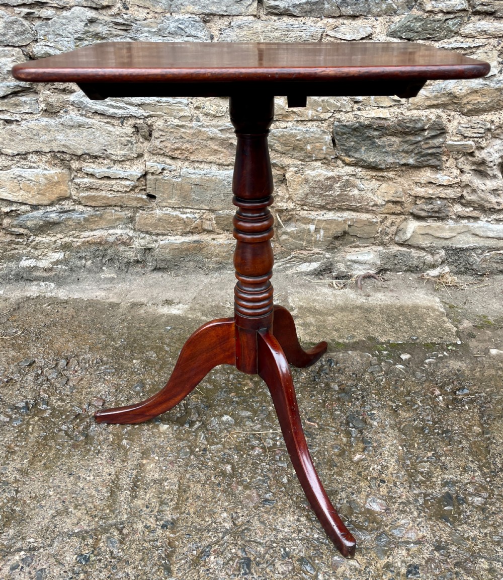 Regency Mahogany Tilt Top Wine Table View VI