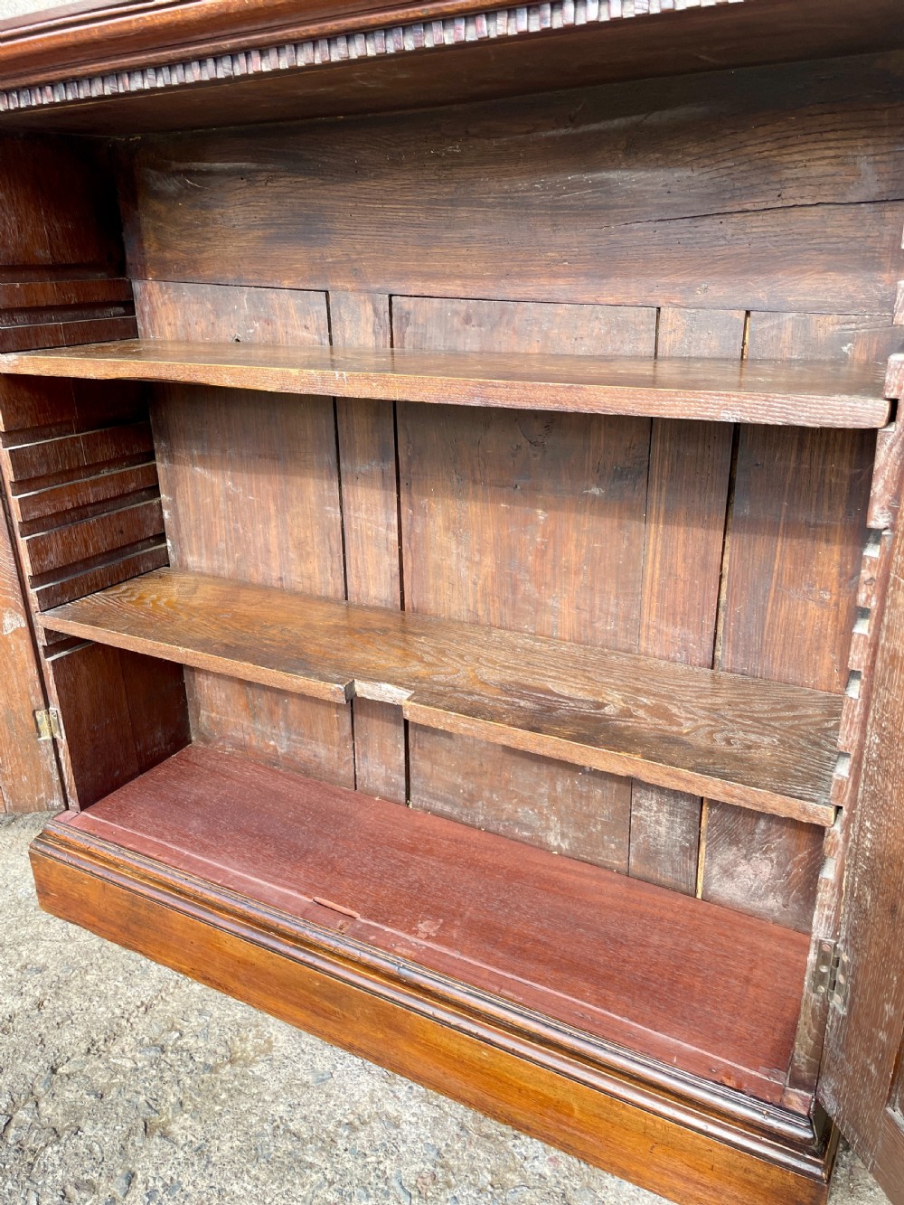 Georgian Oak Cupboard View V