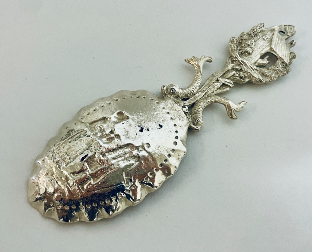 Antique Scottish Silver Caddy Spoon View III