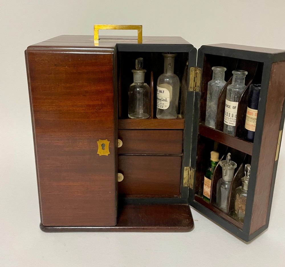 Georgian Mahogany Apothecary Cabinet View XI