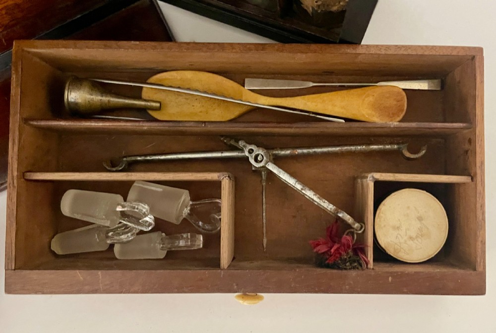 Georgian Mahogany Apothecary Cabinet View XIX
