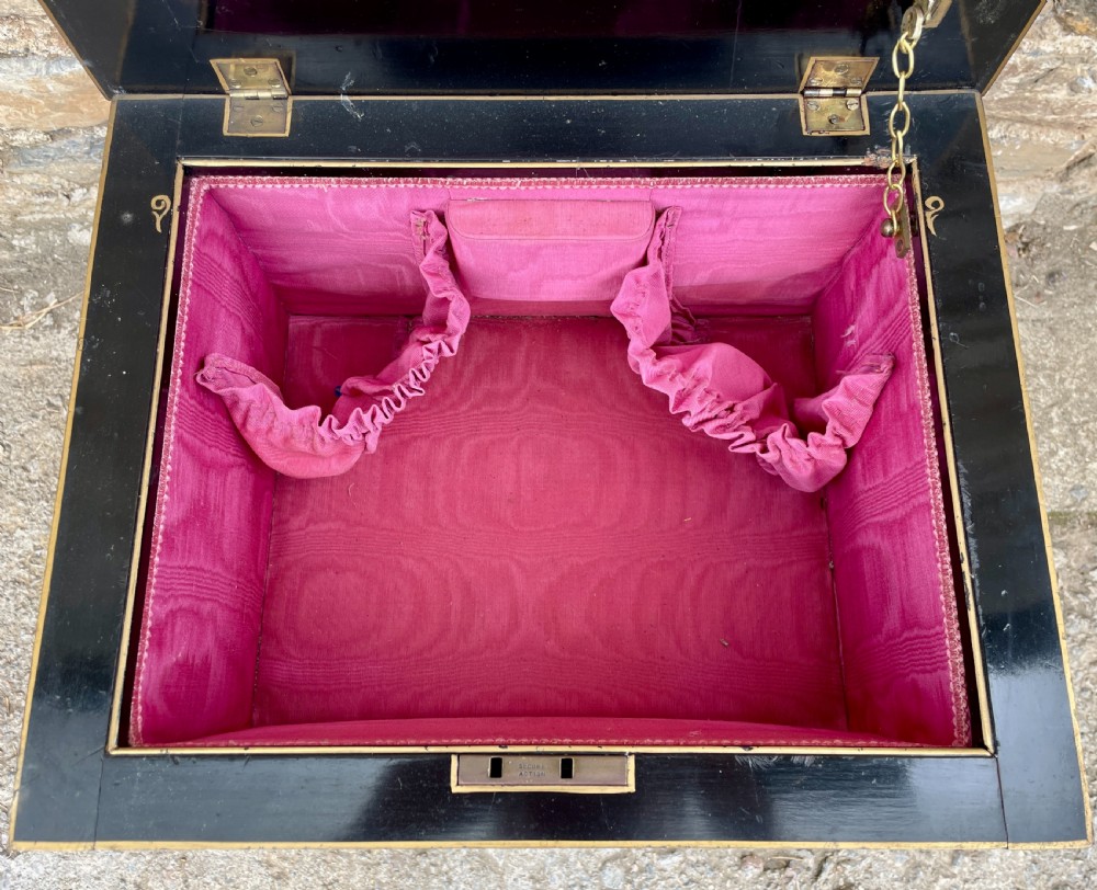 Victorian Chinoiserie Sewing Cabinet View X