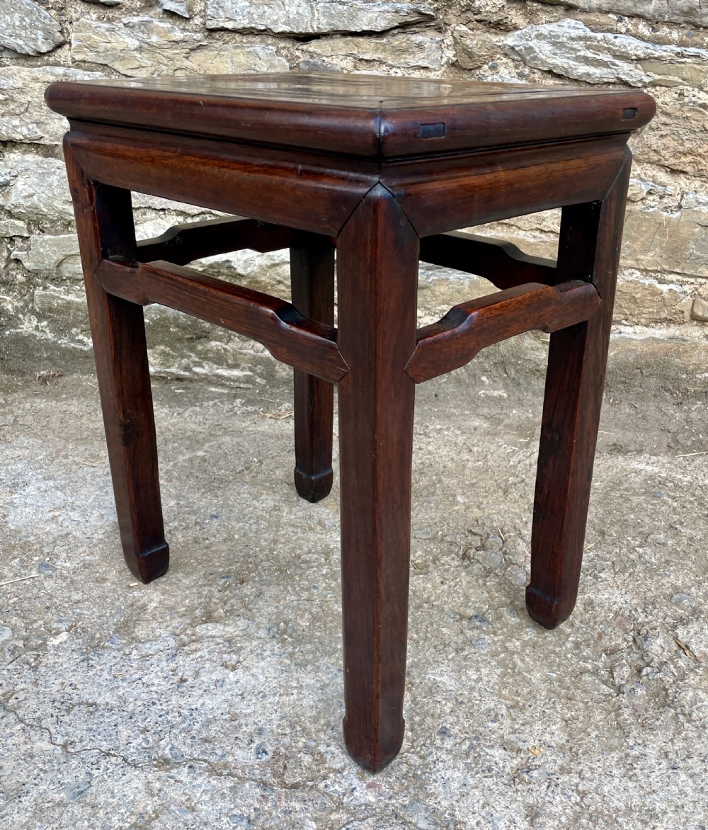 Antique Chinese Hardwood Padauk Table View IV