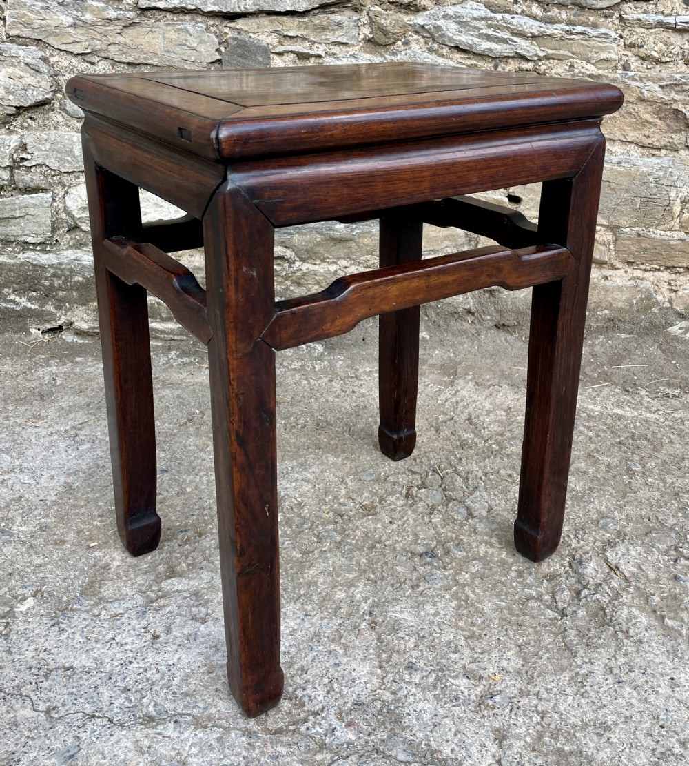 Antique Chinese Hardwood Padauk Table View VII