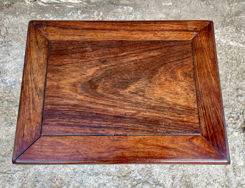Antique Chinese Hardwood Padauk Table View IX