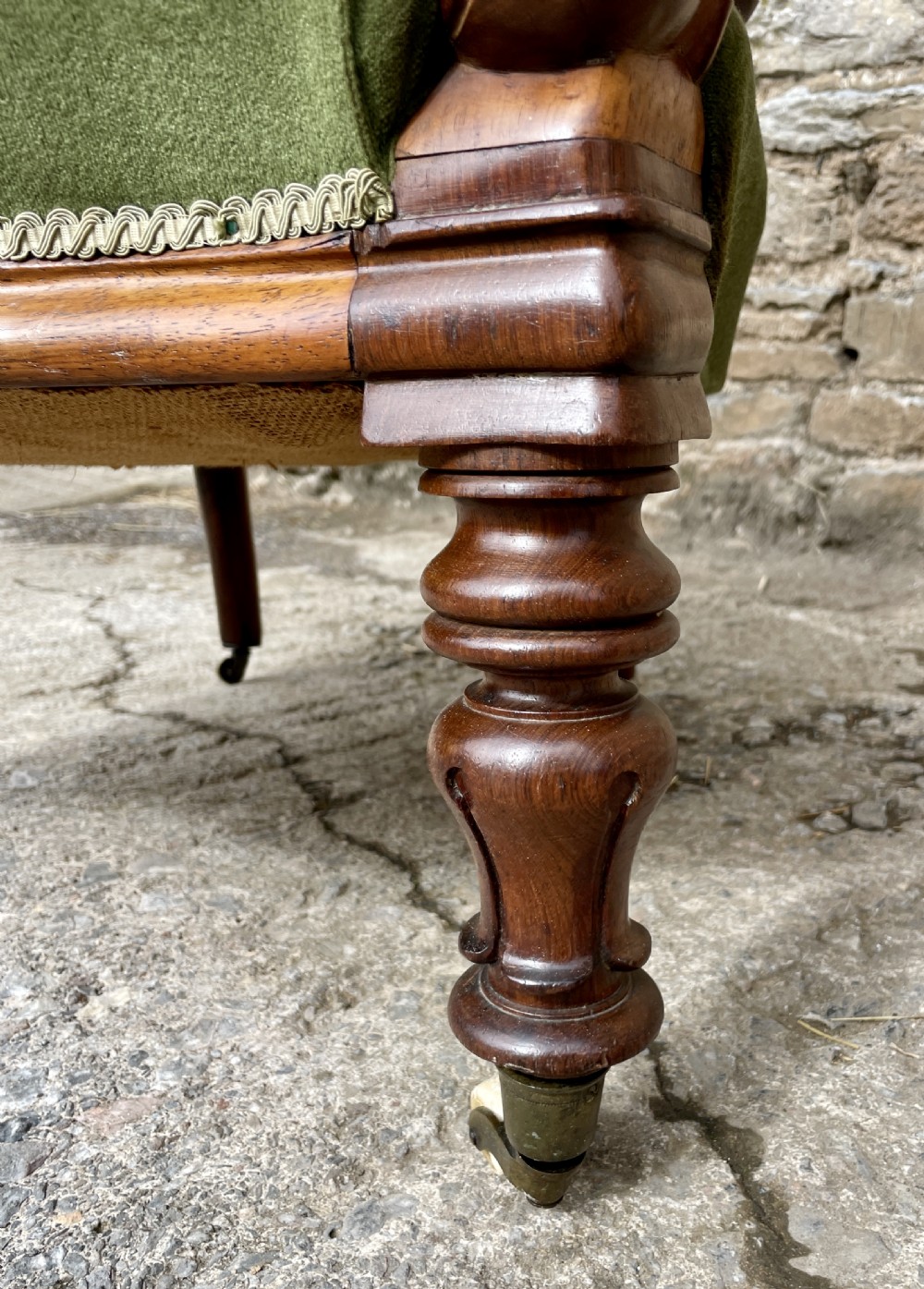 Victorian Rosewood Framed Armchair View XVI