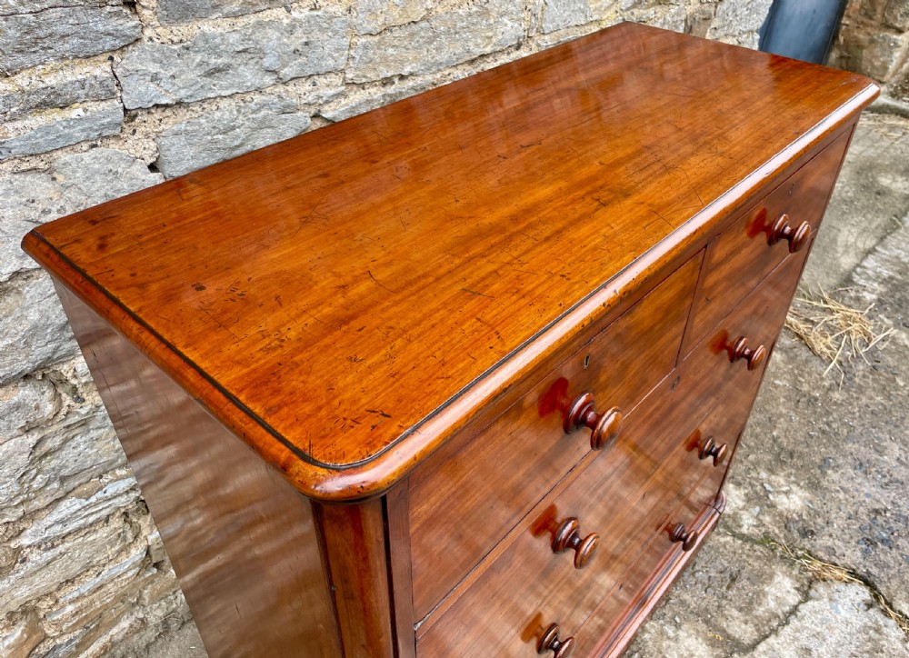 Large Victorian Mahogany Chest of Drawers View IX