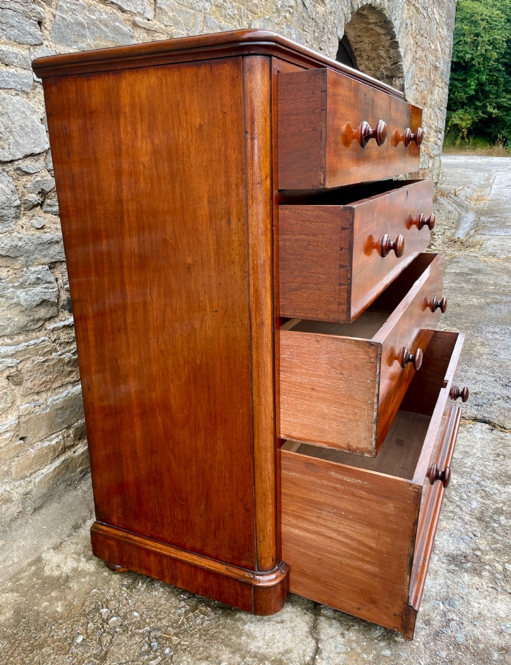 Large Victorian Mahogany Chest of Drawers View XV