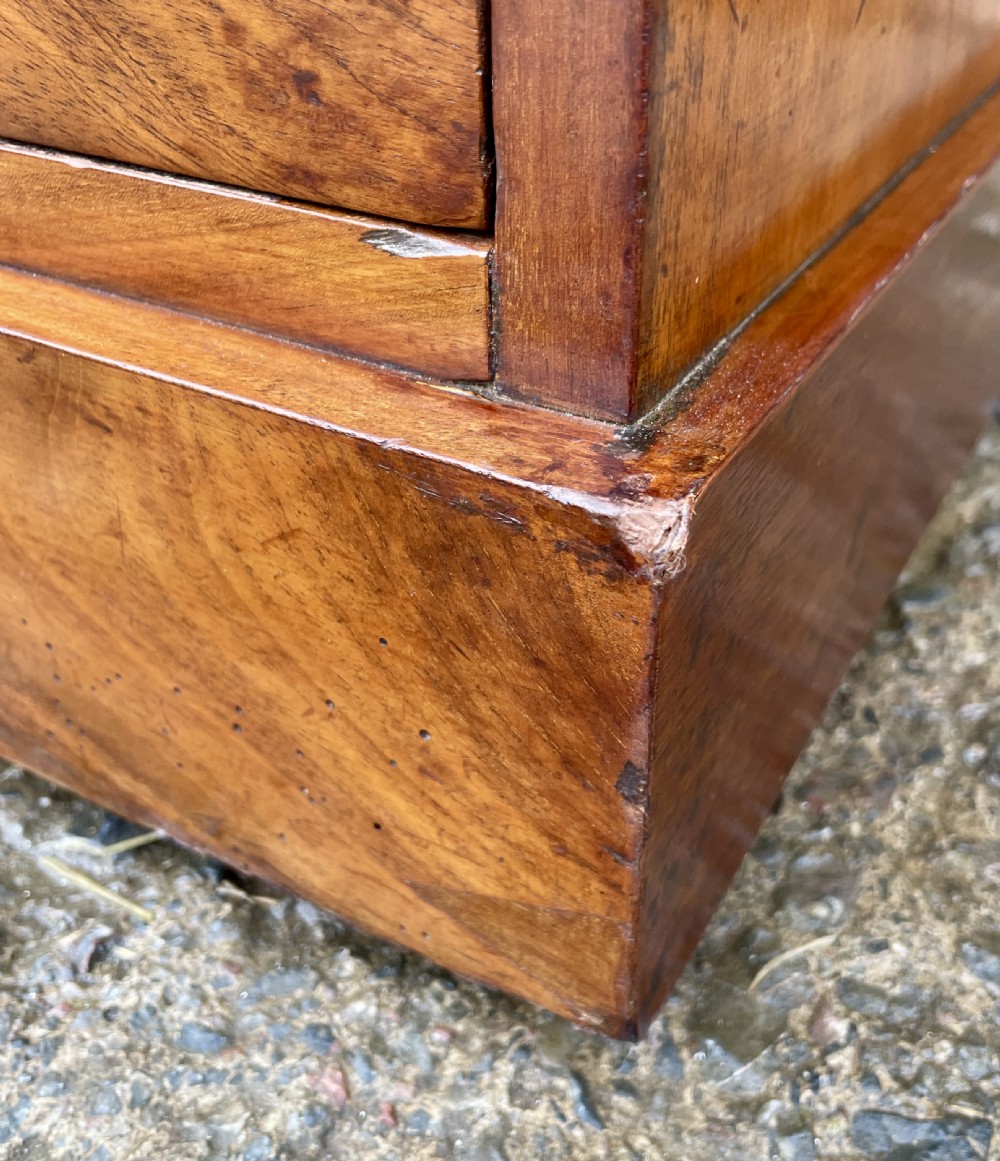 Victorian Flame Mahogany Chest of Drawers View XVI