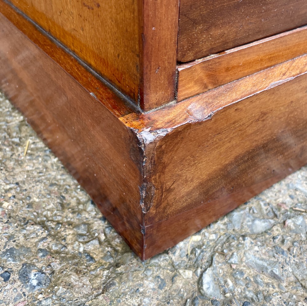 Victorian Flame Mahogany Chest of Drawers View XVII