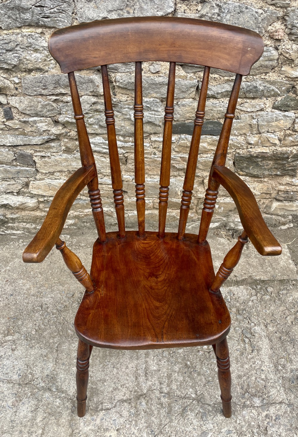 Antique Stick Back Windsor Farmhouse Chair View II