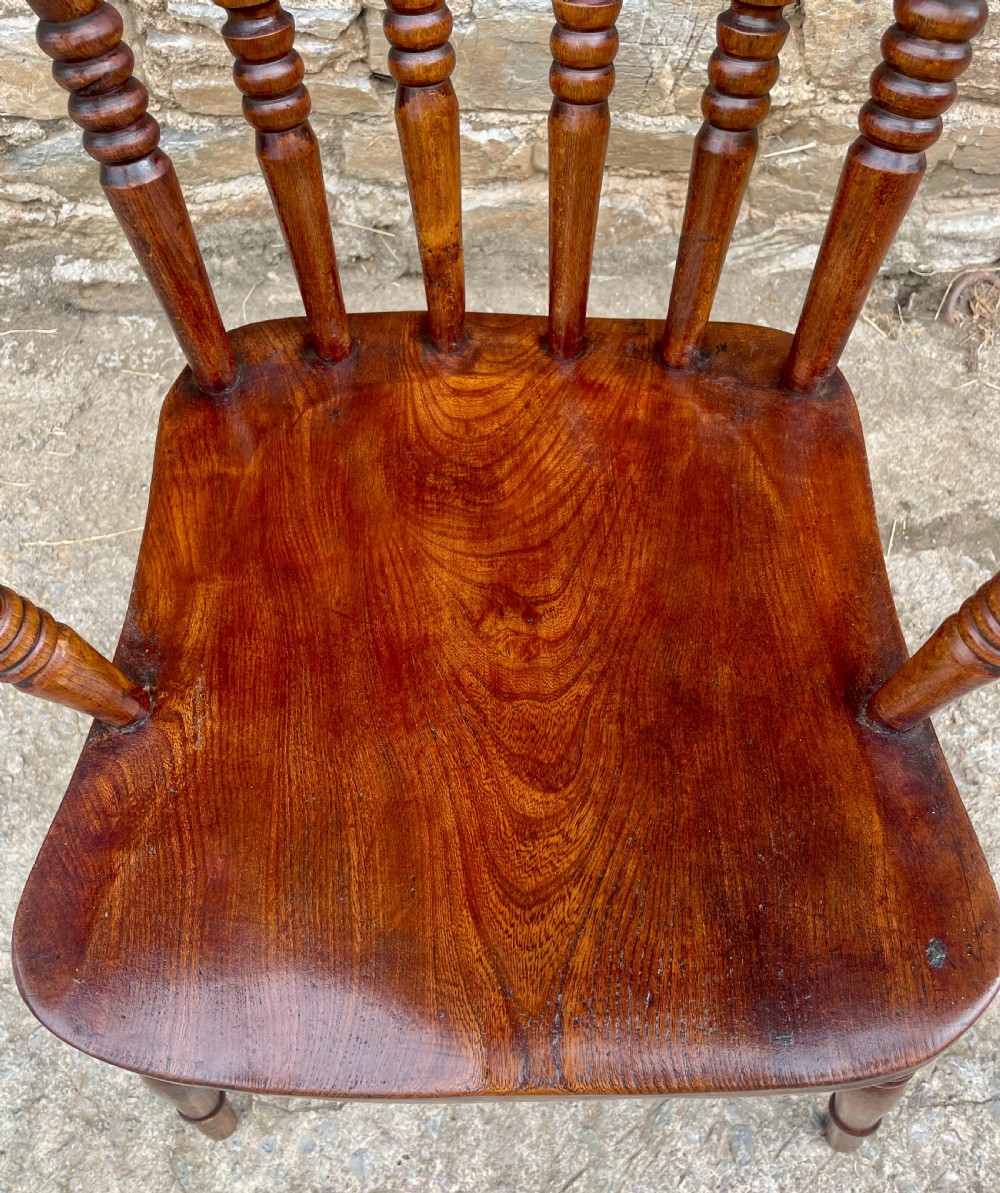 Antique Stick Back Windsor Farmhouse Chair View III
