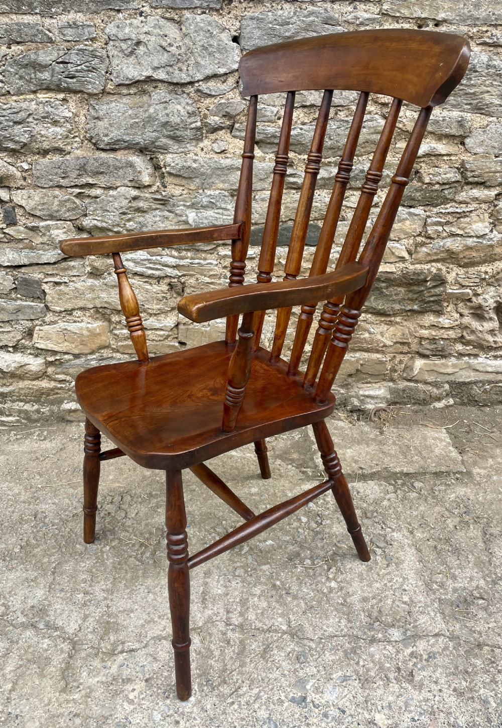 Antique Stick Back Windsor Farmhouse Chair View IV