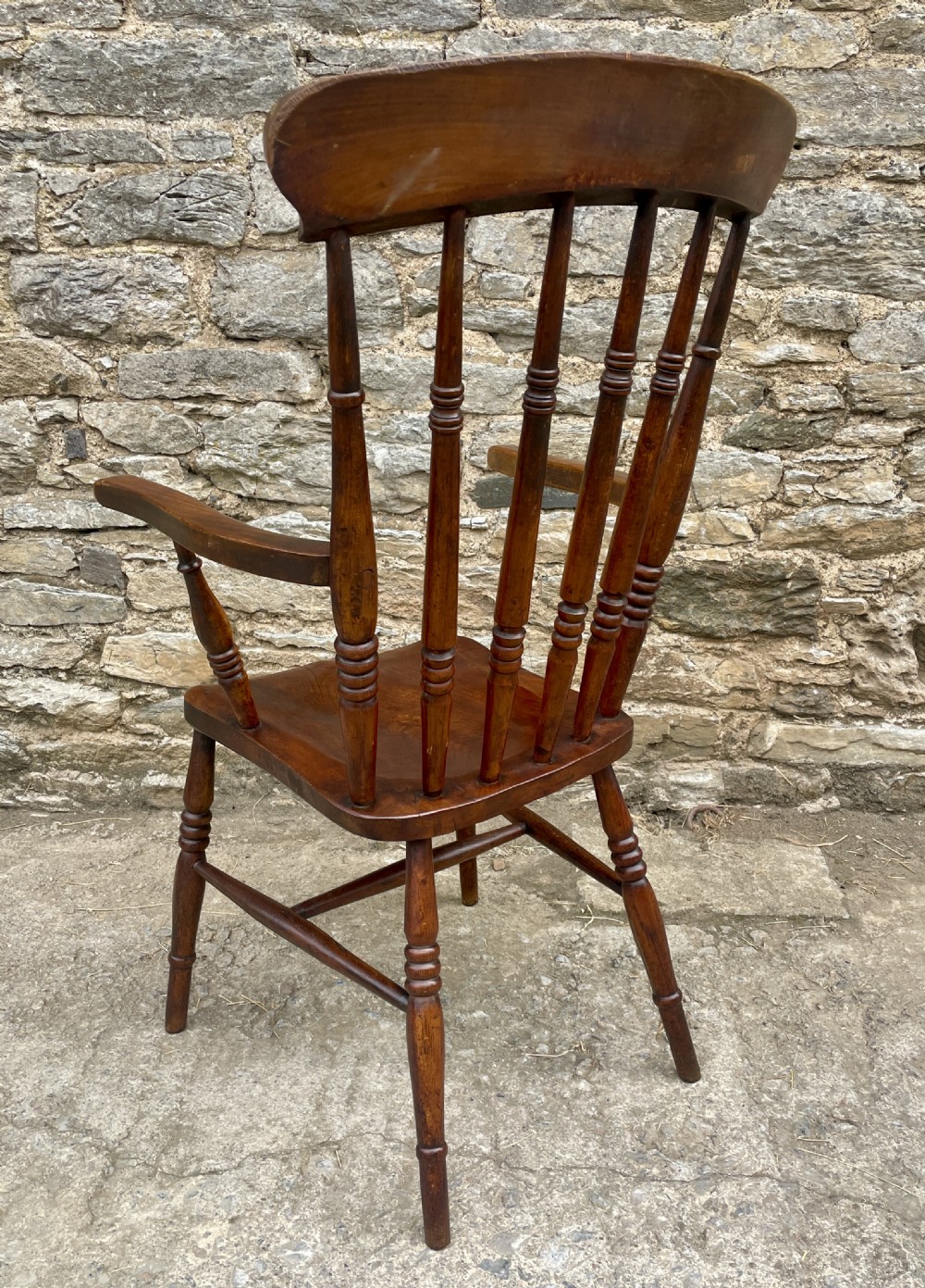 Antique Stick Back Windsor Farmhouse Chair View VI